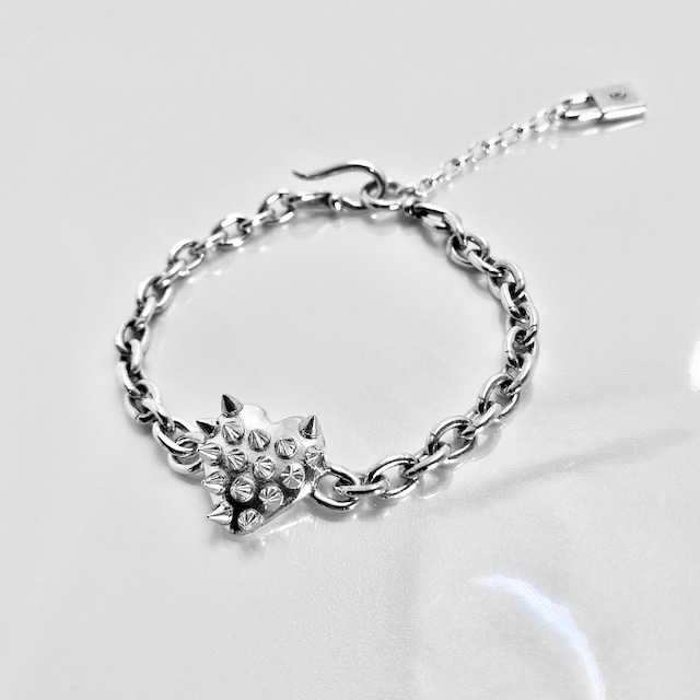 SPIKE:HEART CHAIN BRACELET / スパイクハートチェーンブレスレット SPIKE:HEART CHAIN BRACELET / スパイクハートチェーンブレスレット