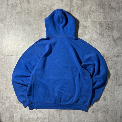 00s Russell Hoodie 無地 ブルー ounce Mid XL 詳細写真2