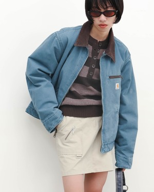 2000s Carhartt - Detroit jacket w/boa liner