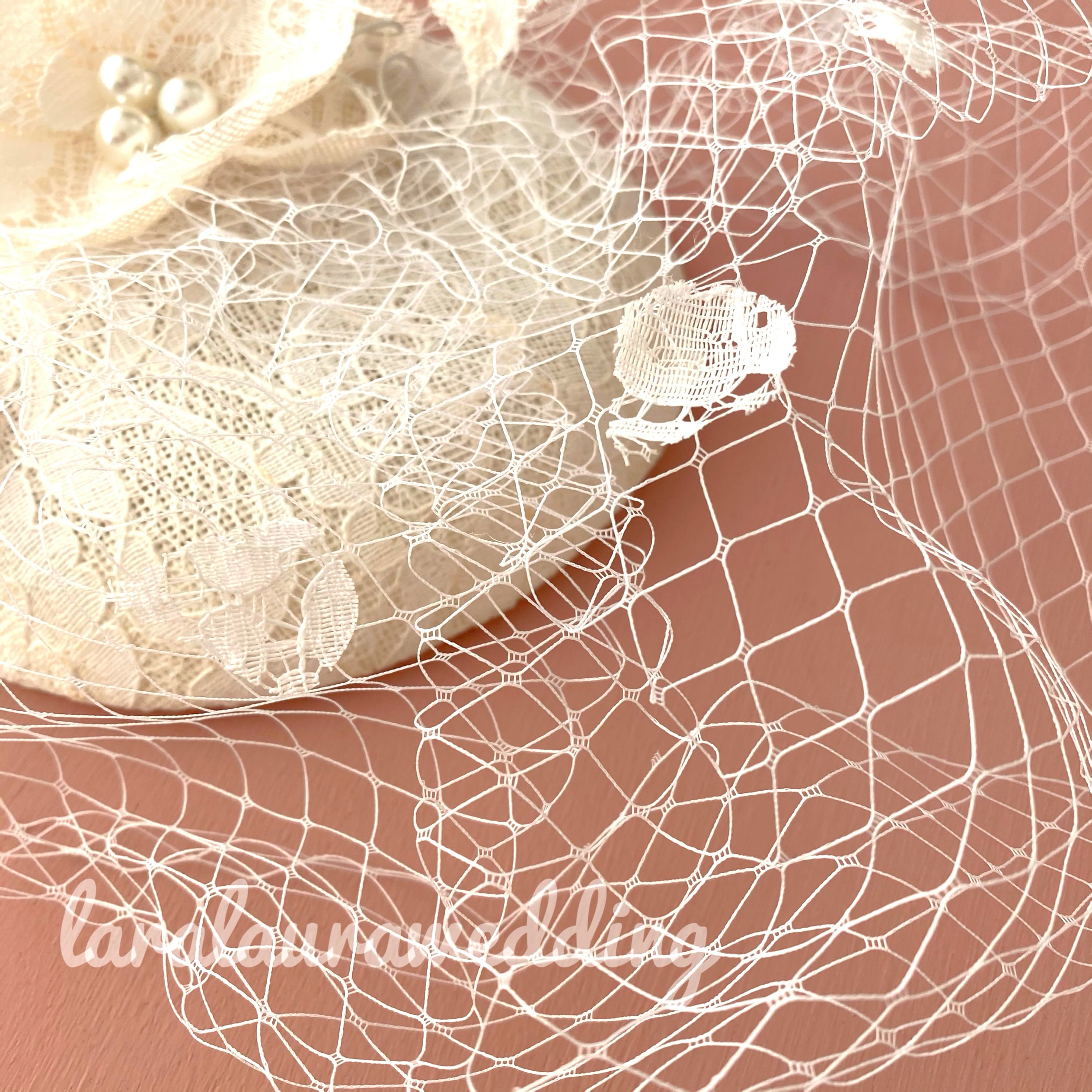 ヘッドドレス トーク帽【TK-02】 | Lara Laura ♡ ブライダル