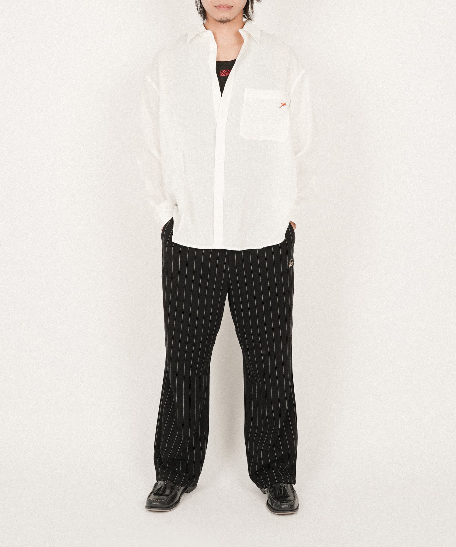 Re:room】PIN STRIPE RELAX WIDE PANTS［REP288］ | #Re:room（リルーム）