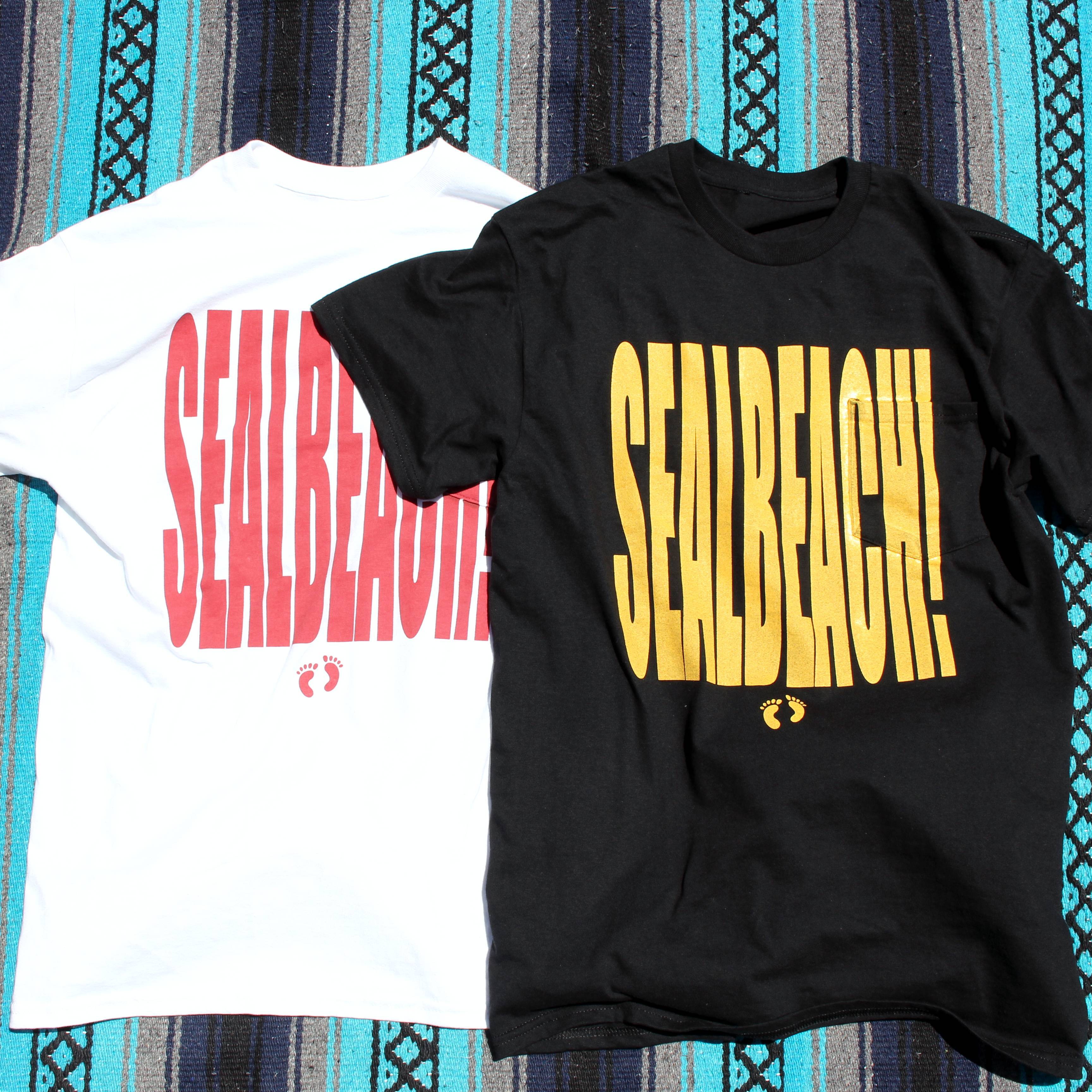 HT25-SS03. SEAL BEACH Tee.