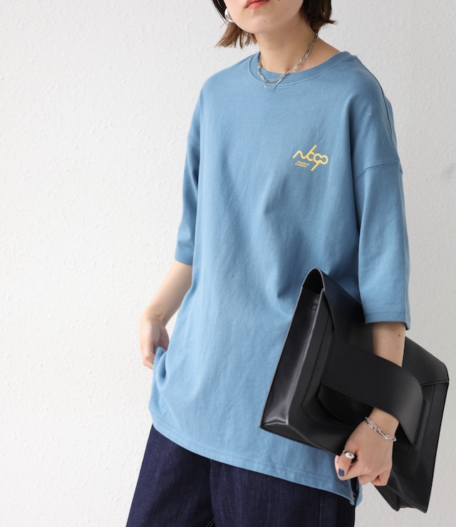 nbcp short sleeve t-shirt feat.antiqua (smoke-blue)