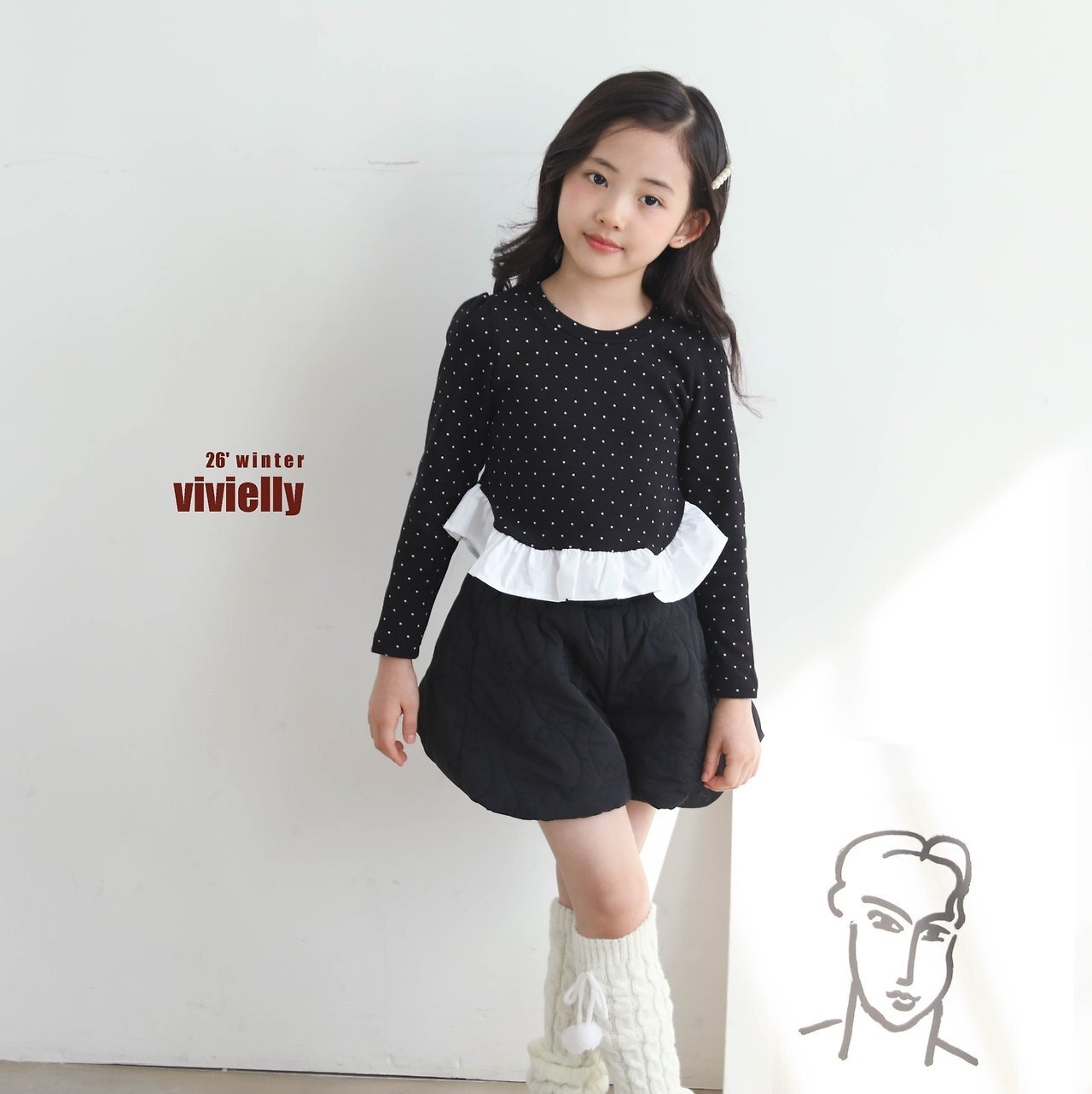 vivielly［取寄］coco frill tee 26winter