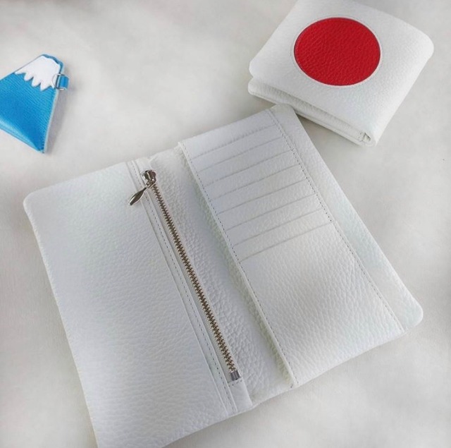 【JPN09】　日の丸縫い返し長財布