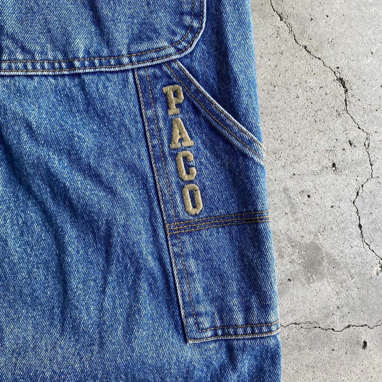 90年代 PACO JEANS ワイド ペインター バギー デニムパンツ メンズW30 