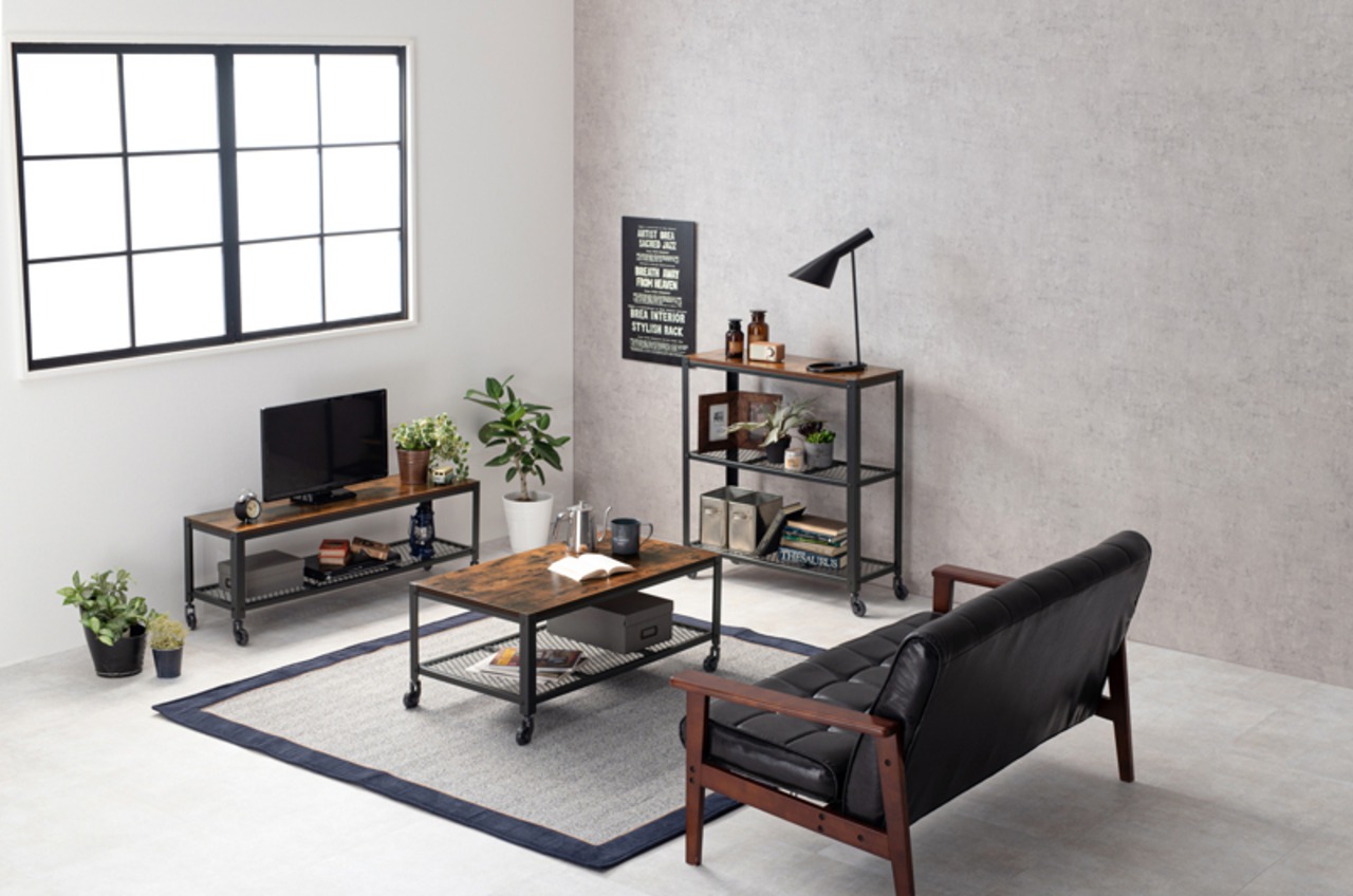 ヴィンテージ インダストリアルTV台 幅110cm