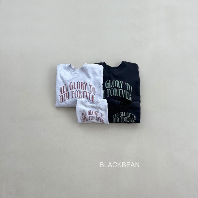 glory sweatshirt for mom【blackbean】※9月下旬〜10月上旬発送予定