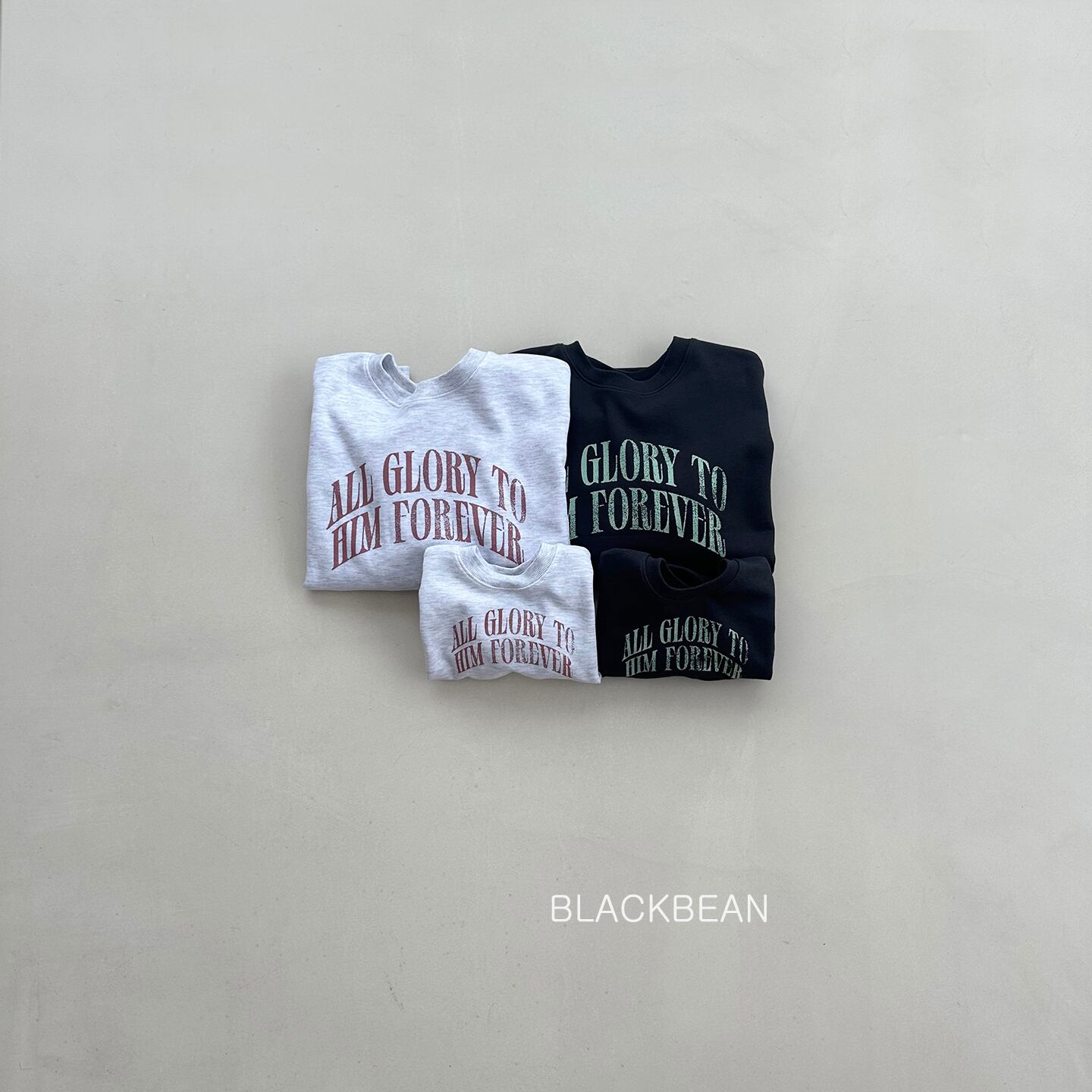 glory sweatshirt for mom【blackbean】※9月下旬〜10月上旬発送予定
