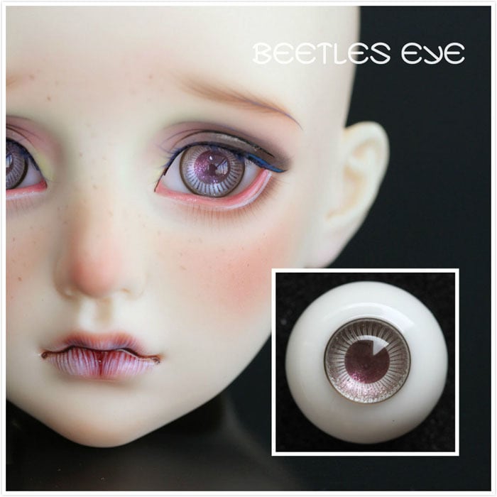 ドール用グラスアイ eye カラーフル瞳 ブラウン系 A-04 8mm/10.5mm/12mm/14mm/16mm/18mm/20mmサイズ人形用  球体関節人形用/Dolly Planet BTGARDEN