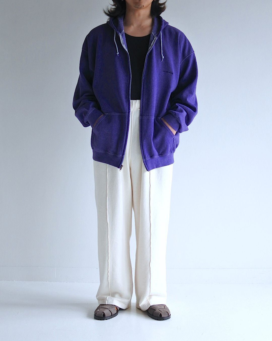 ANACHRONORM】DYED 50/50 FULLZIP PARKA - PURPLE | standlobby ANACHRONORM】DYED 50/50 FULLZIP PARKA - PURPLE | standlobby