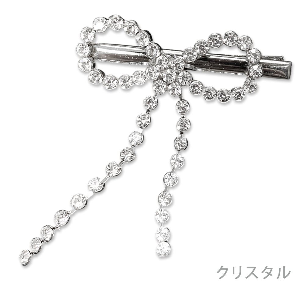 BSH-035】リボンビジュークリップ | 原宿 竹下通り アクセサリー