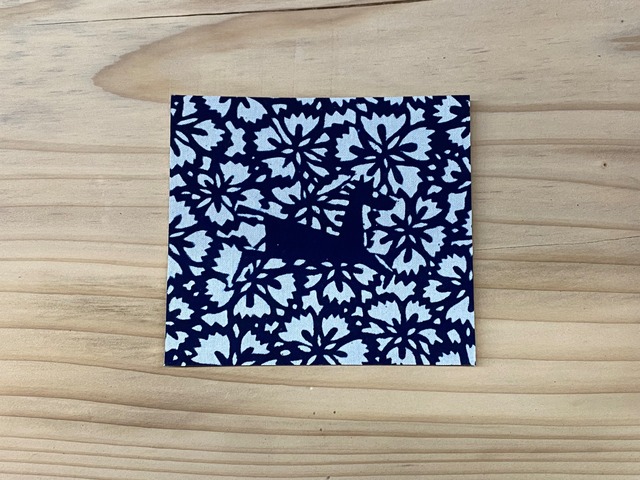 干支ミニ色紙　なでしこ柄