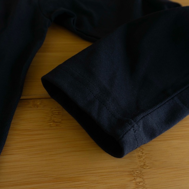 ランタン刺繍ロングシャツT【ブラック】