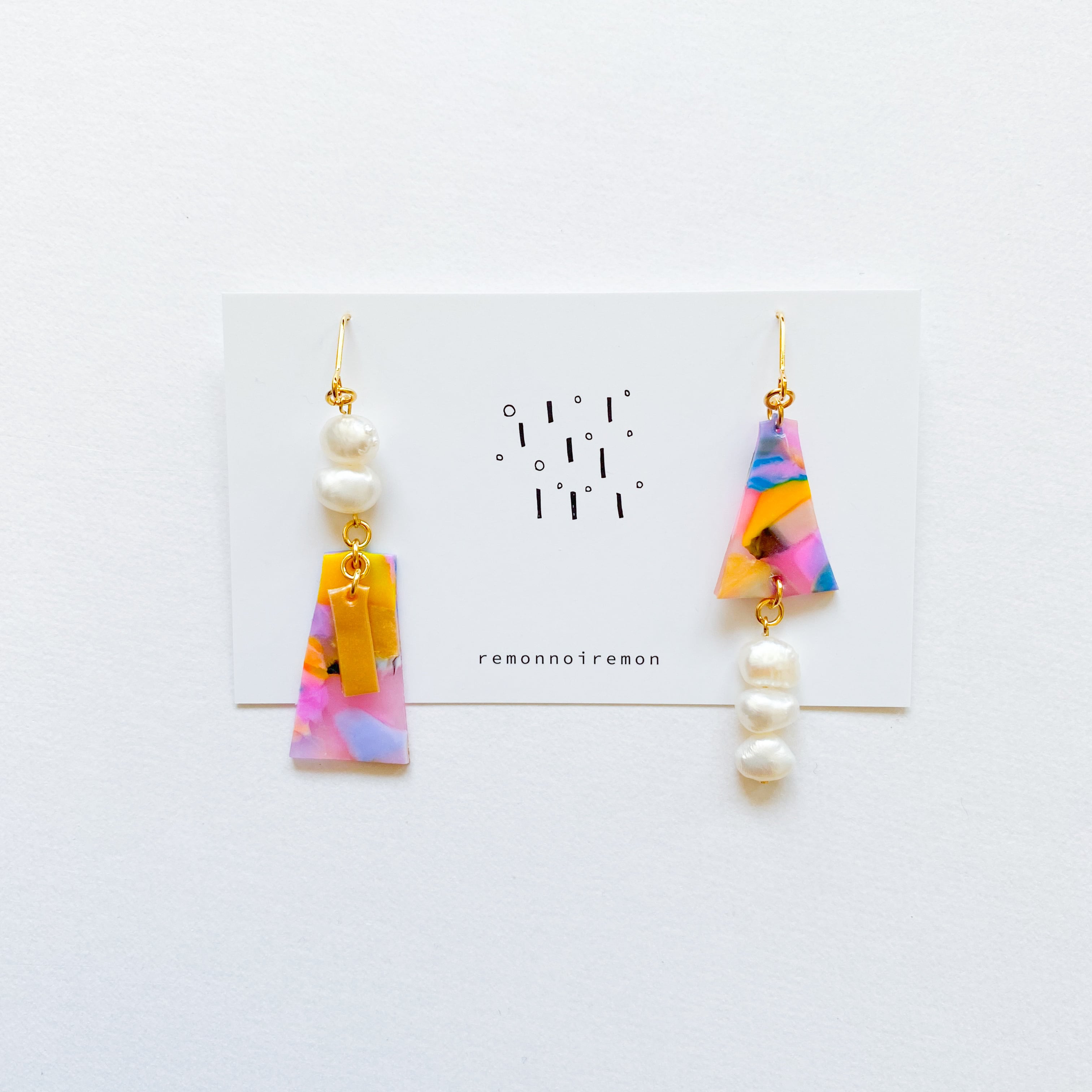 (淡水パール）カケラピアス/イヤリング