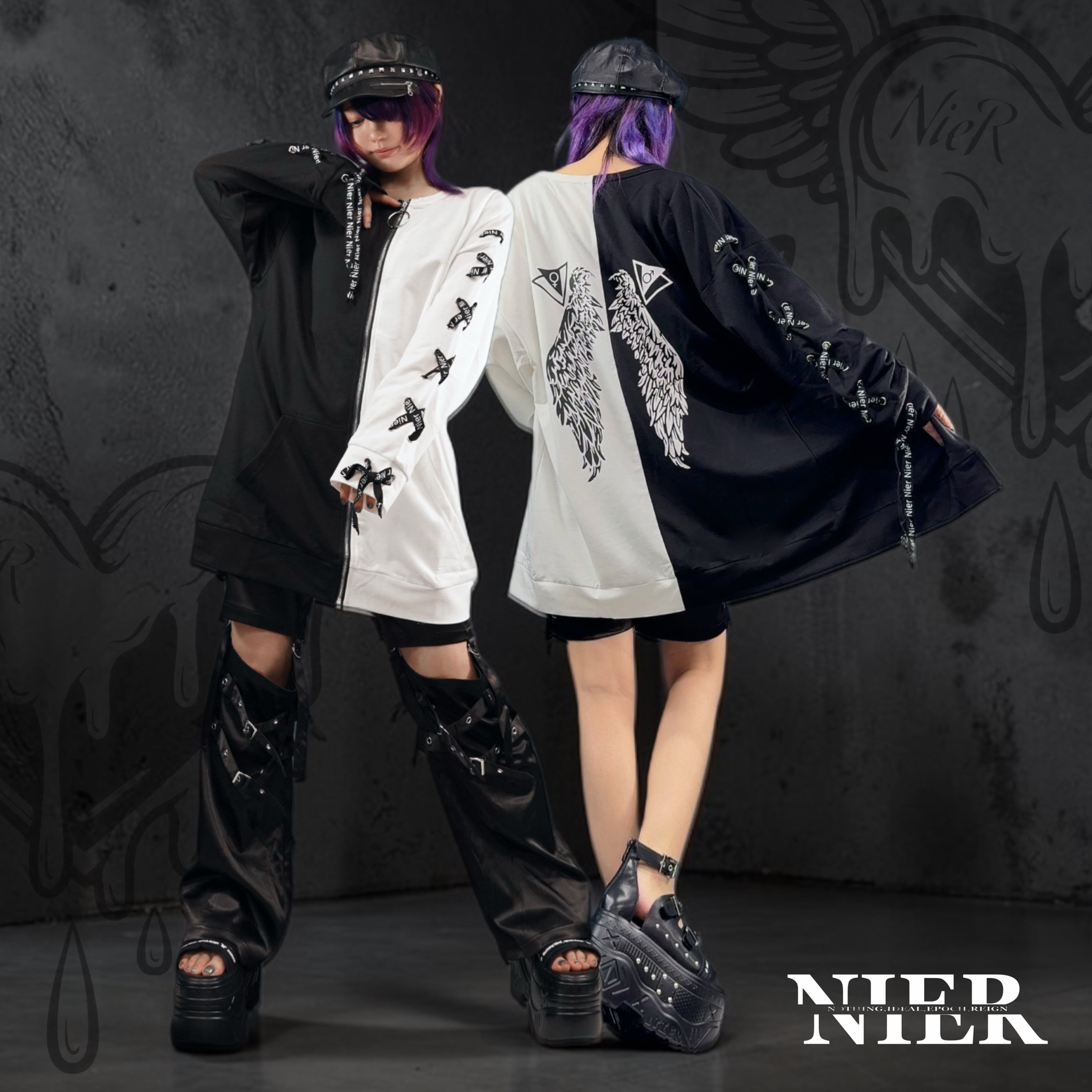 NieR Clothing - NieR 3点まとめ売り 約11,000円引き》MONOCHROME PUNK CODE【3点セット】 | NIER CLOTHING