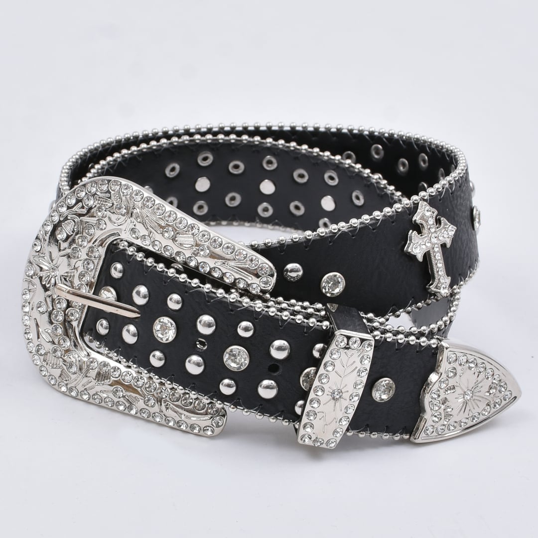 7/17新着】クロスラインストーンベルト | VOLCAN&APHRODITE