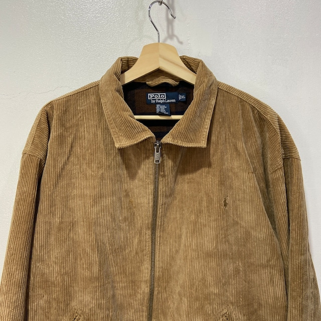 『送料無料』90s Ralph Lauren コーデュロイスウィングトップジャケット　茶系