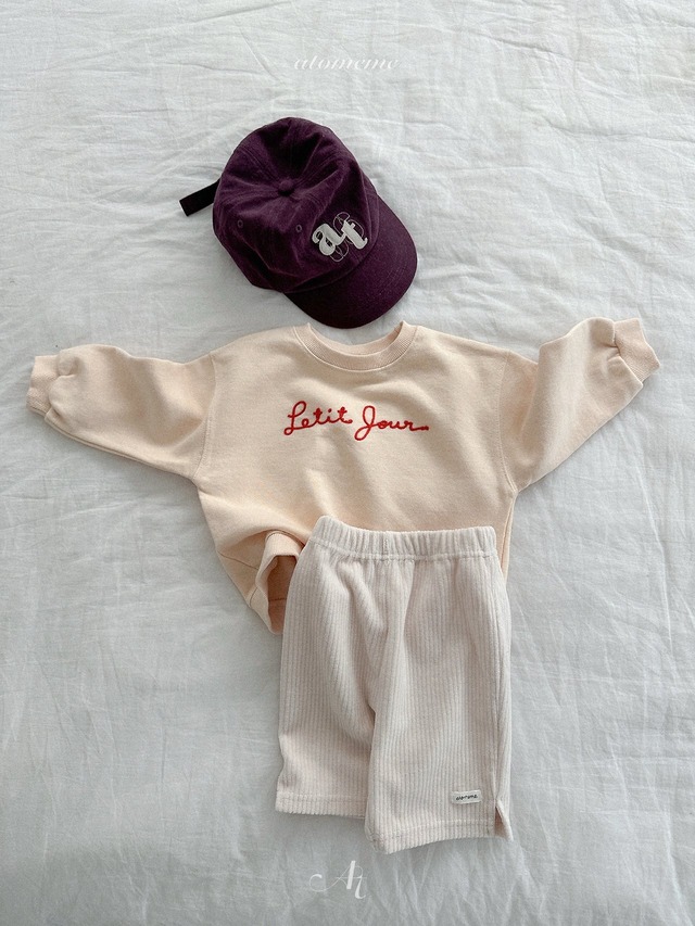 《予約》送料無料【atomeme】Petit Jour Sweatshirt