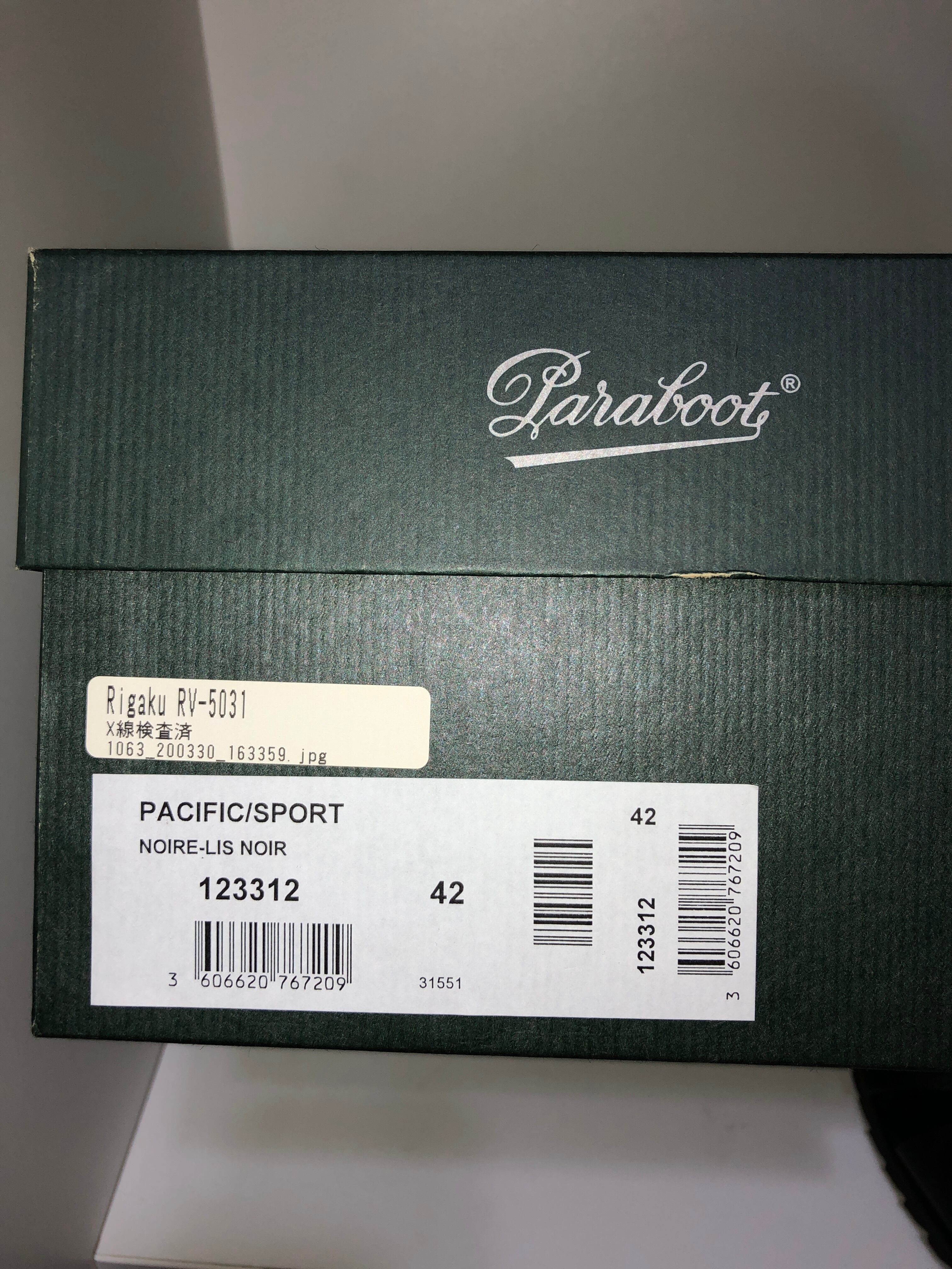 010380○ Paraboot PACIFIC/SPORT NOIRE-LIS | www.jarussi.com.br