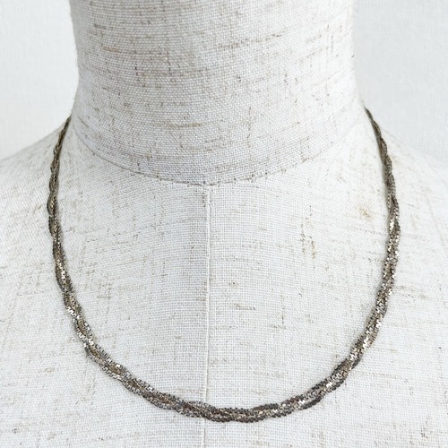 Vntage 925 Silver Snake Chain Necklace