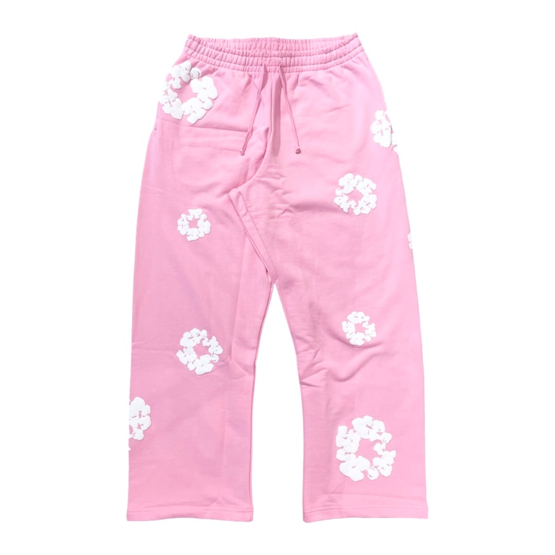 DENIM TEARS -Cotton Wreath Sweatpants Pink- | Highflyer