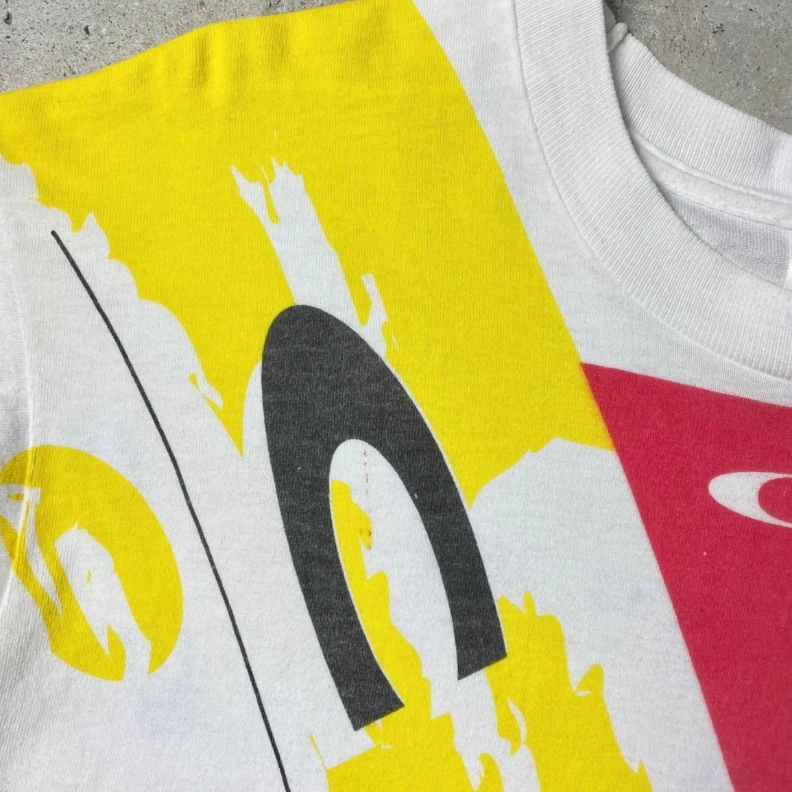 90年代 CORESTATES CHAMPIONSHIP サイクルレース イベント アート オールオーバープリント Tシャツ メンズL 古着 ...
