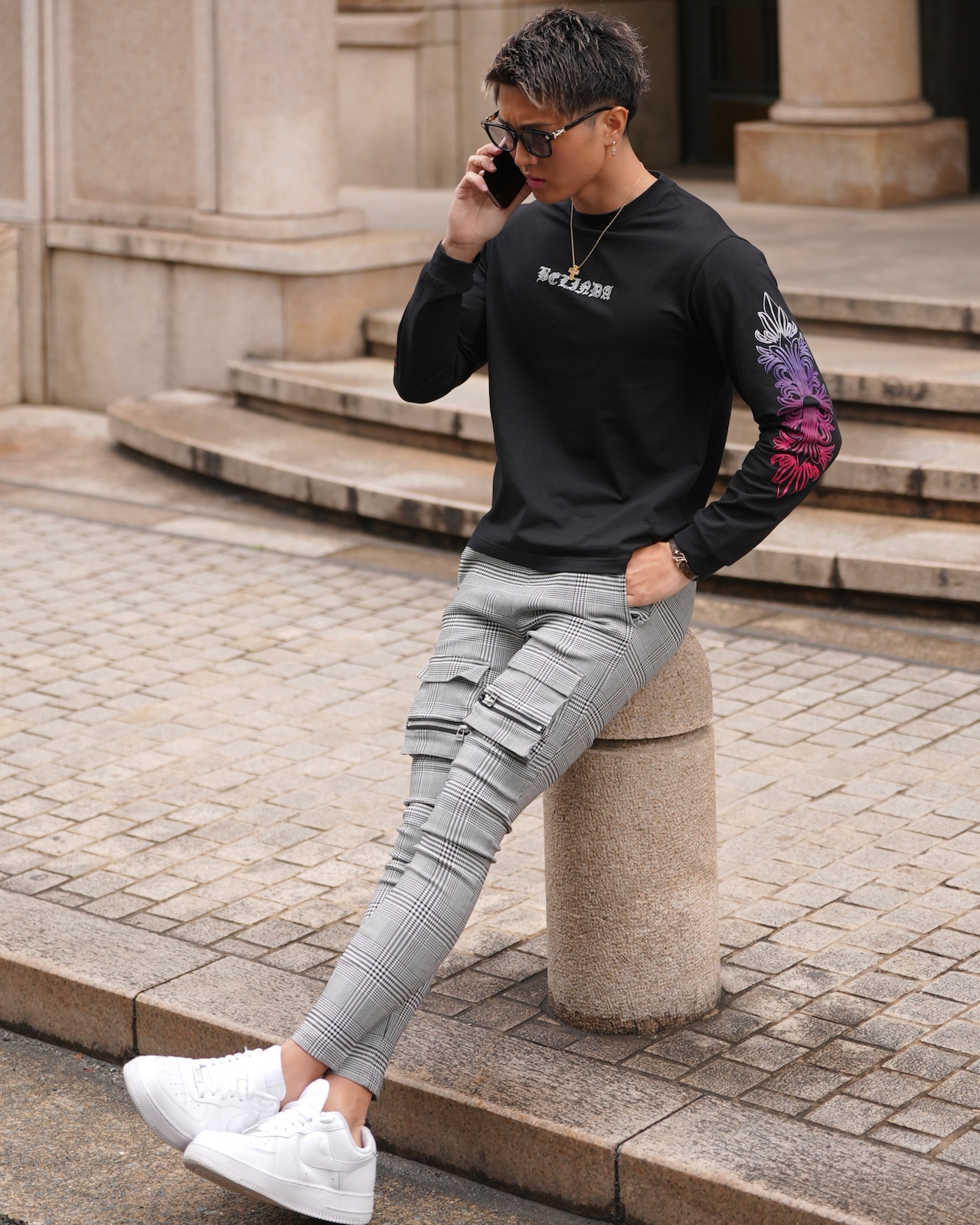 RHINE STONE SHIRTS GRADATION【BB25034】