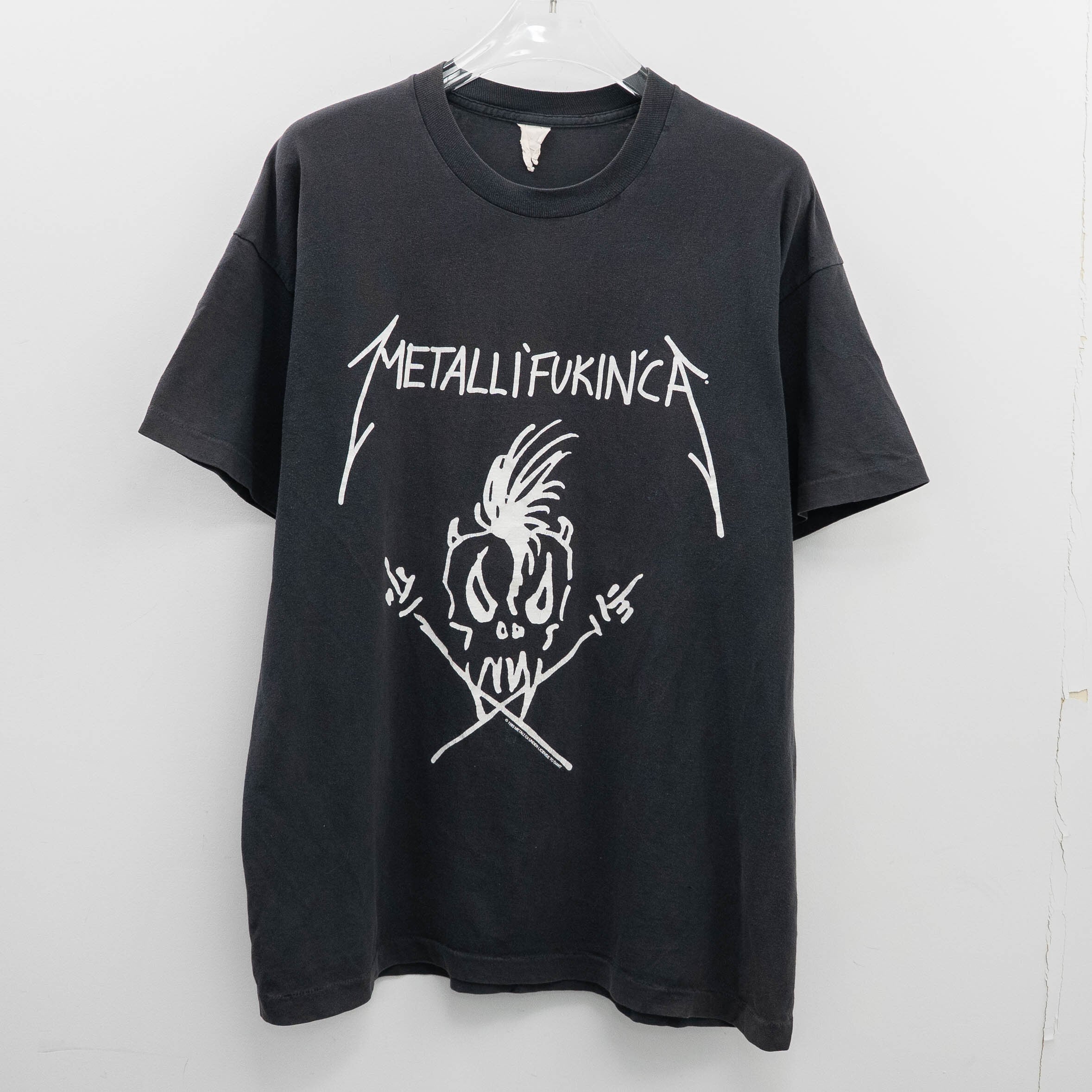 Metallica " Metallifukin'ca " Fade Tag Fits XL【A9-825】