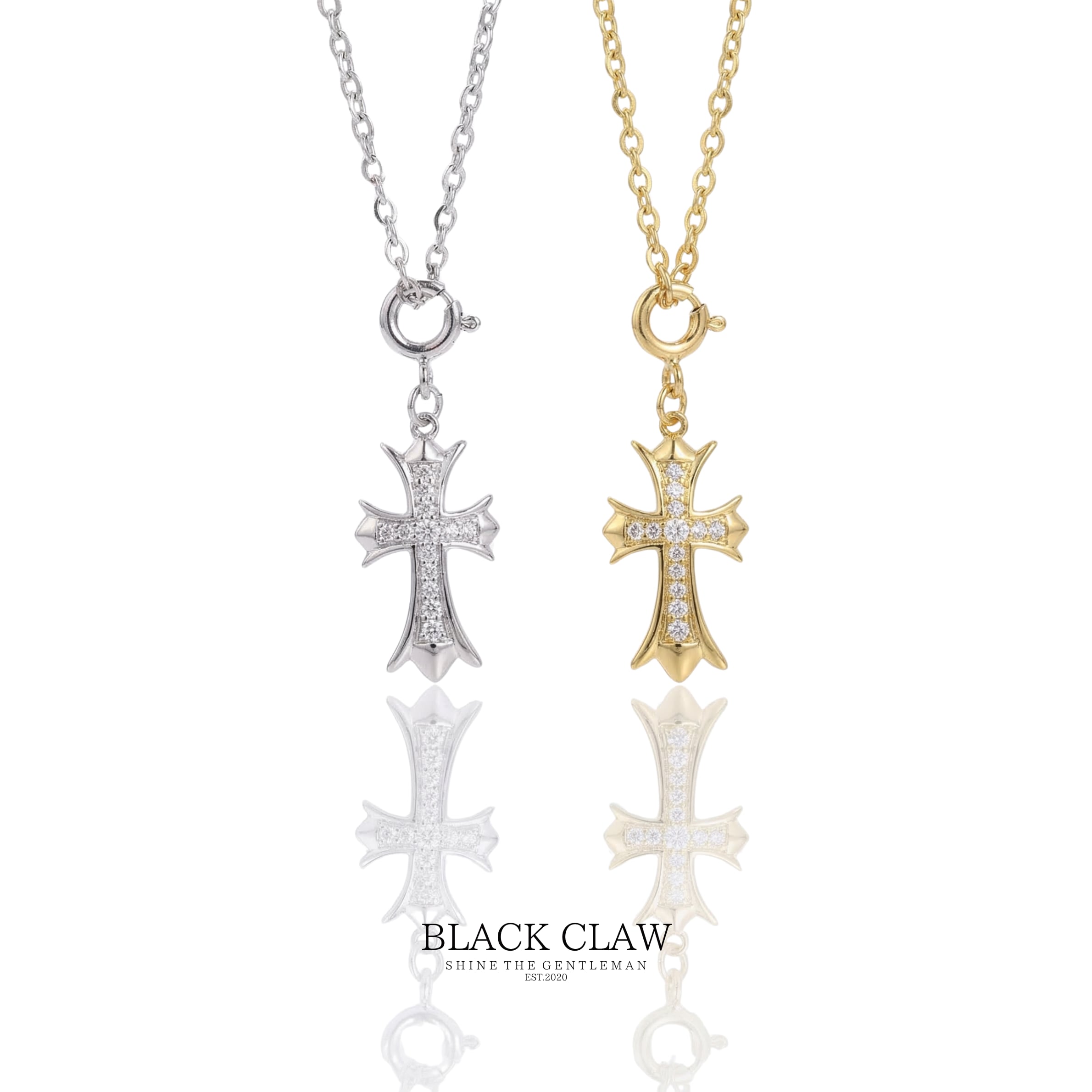 S925 Zirconia Cross necklace