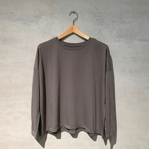 【evam eva】cut&sew pullover/E233C026
