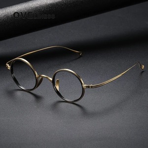 〈Titanium〉Vintage Round Glasses【OV0048】