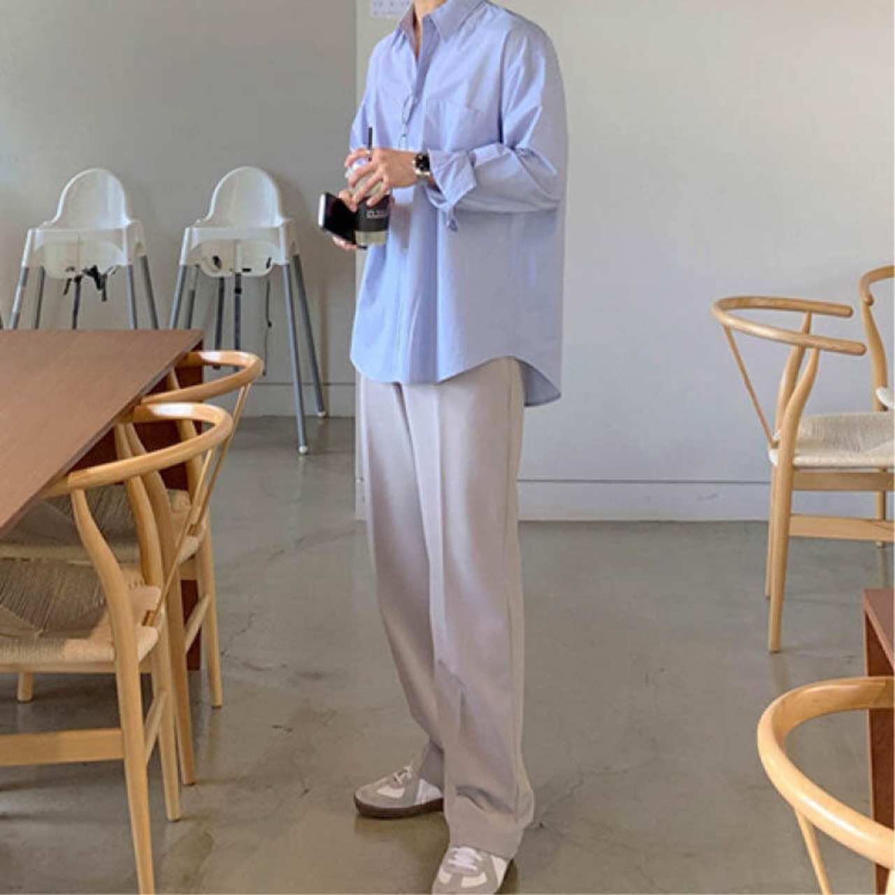 ドレープストレートパンツ　MT0080116