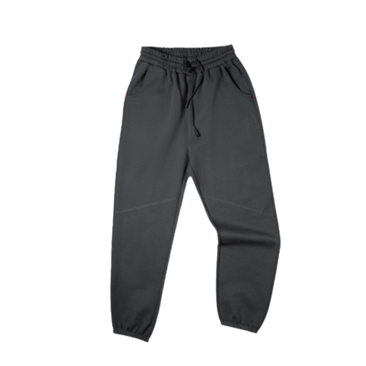 Tapered Silhouette Sweatpants Elastic Waist ◇2color H0286