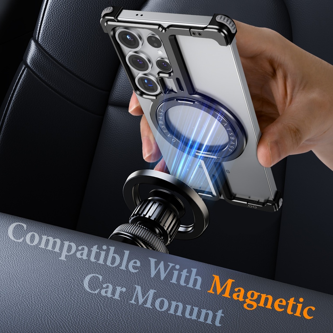 ◆Galaxy S25 Ultra/S24 Ultra/S23 Ultra◆ I-Shaped Aluminum Phone Case / I-シェイプ アルミニウム スマホケース