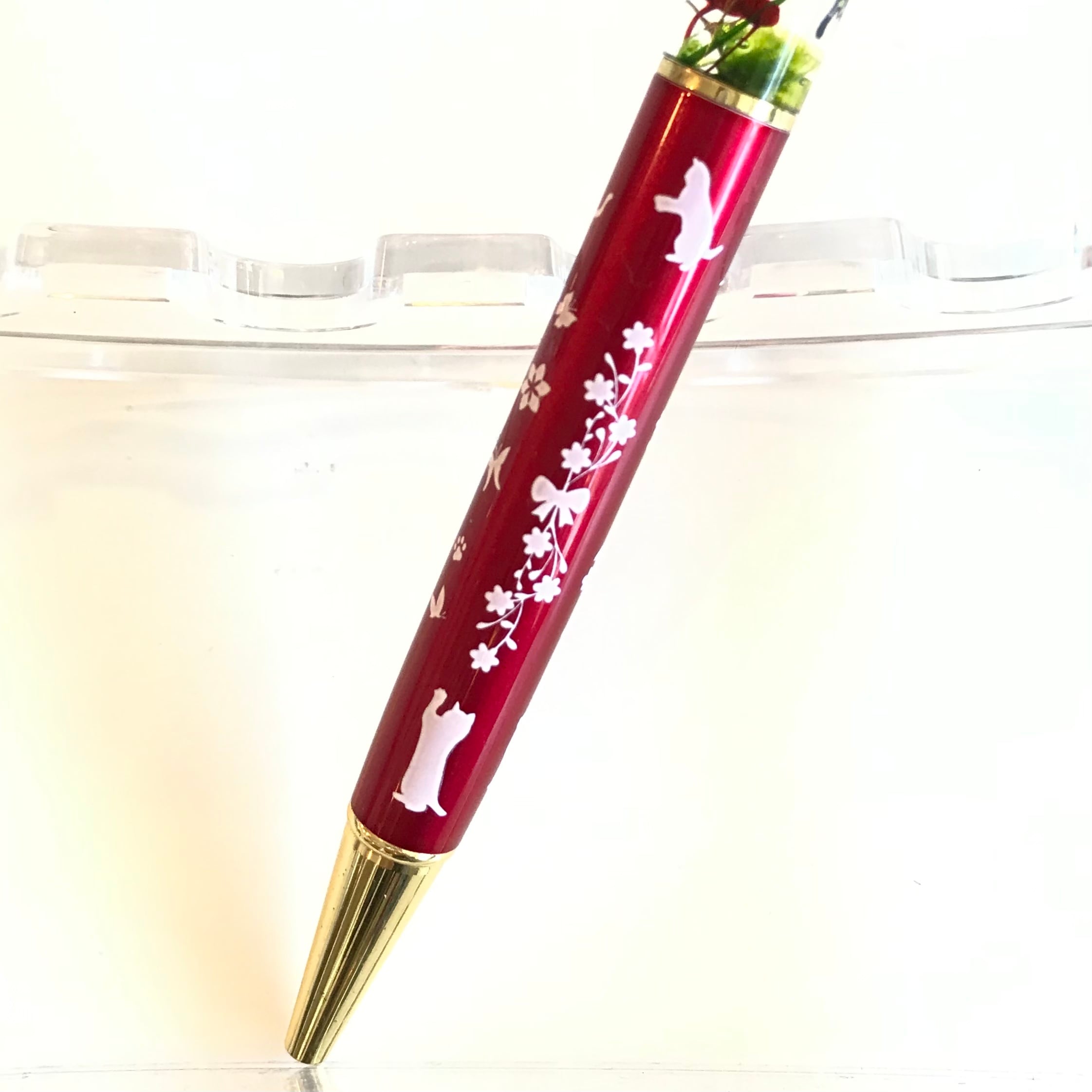 蝶々シリーズ ハーバリウムペン 360度きれい】蝶々ハーバリウムボールペン ハーバリウム