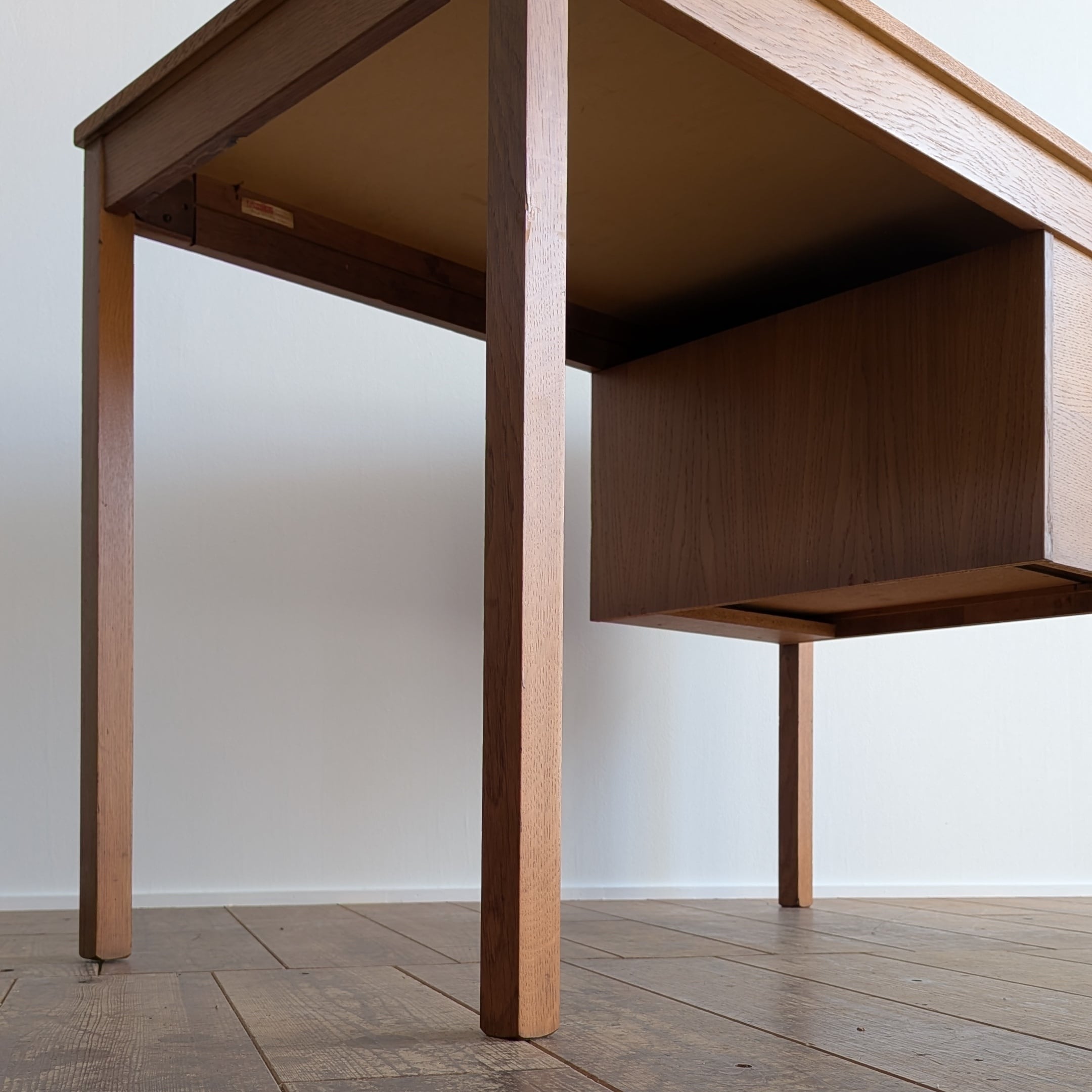Danish Modern Oak Desk from Domino Mobler Denmark デンマーク