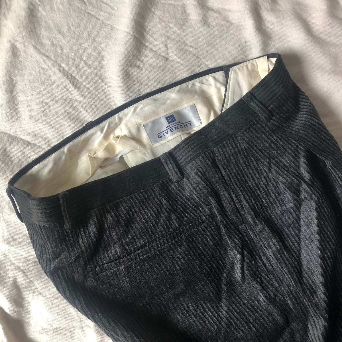 90s Givenchy Corduroy pants 太畝 コーデュロイ スラックス パンツ 