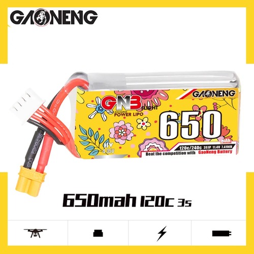 GNB 650mAh 3S 11.4V 120C XT30