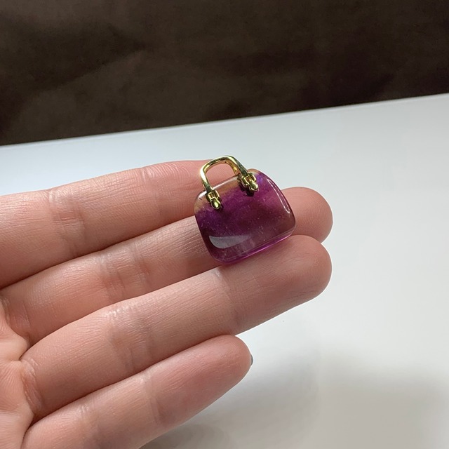 45.天然石とお出かけ☆フローライトカバン・バック