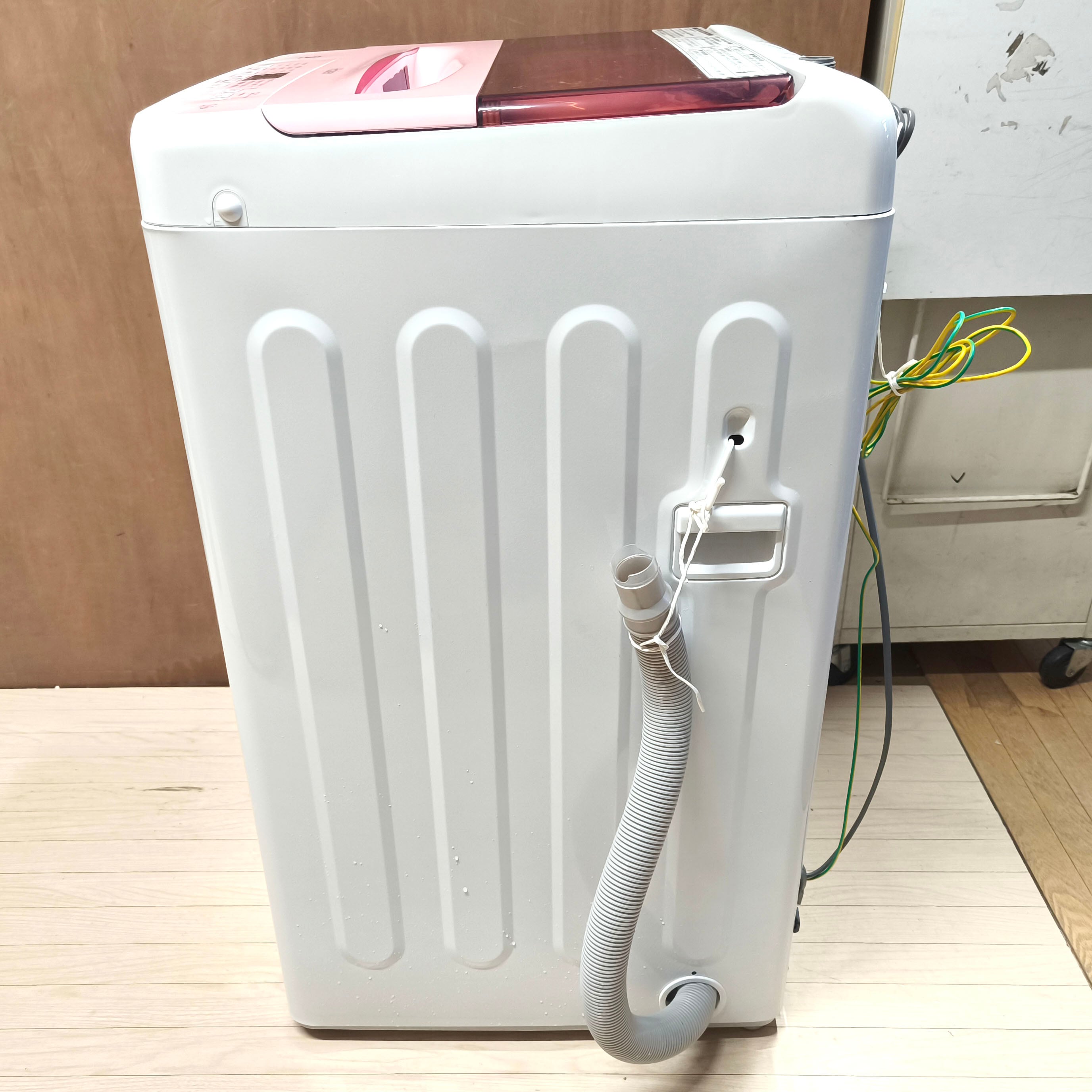 Haier(ハイアール)・全自動電気洗濯機・5.5㎏・2022年製・JW-U55HK・No