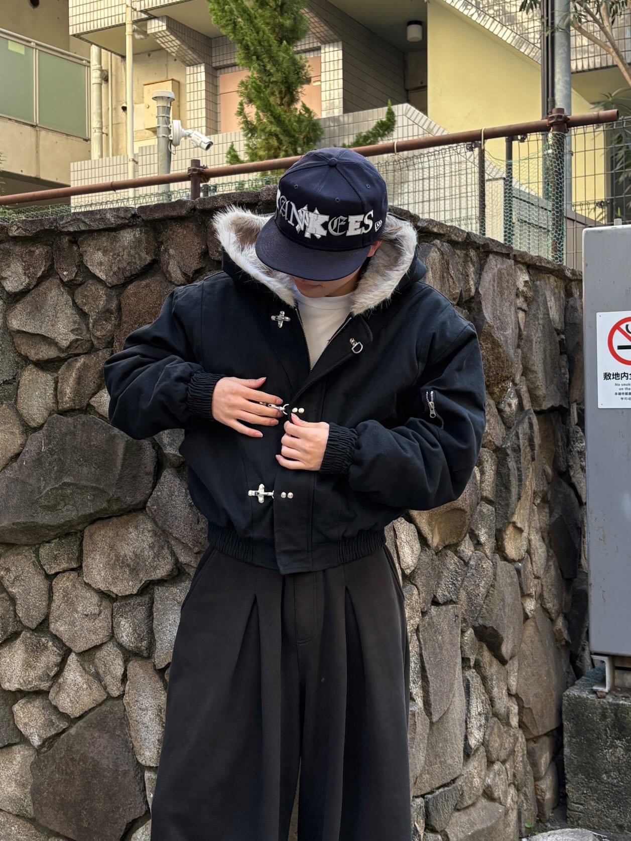 ファー付きファイヤーマンジャケット el1481 | elev fashion store