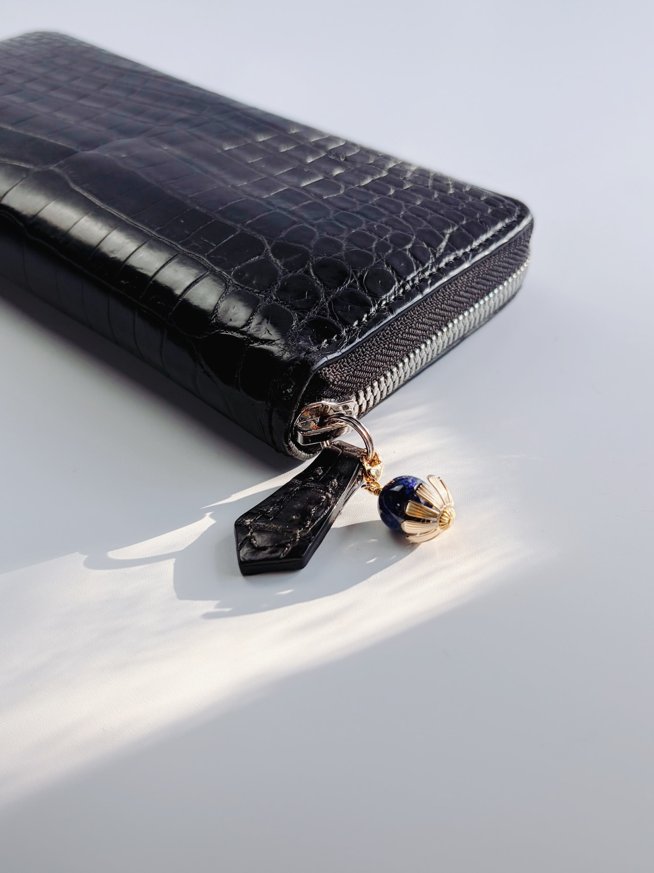 お財布アクセサリー design.3 ラピスラズリ ゴールド/シルバー