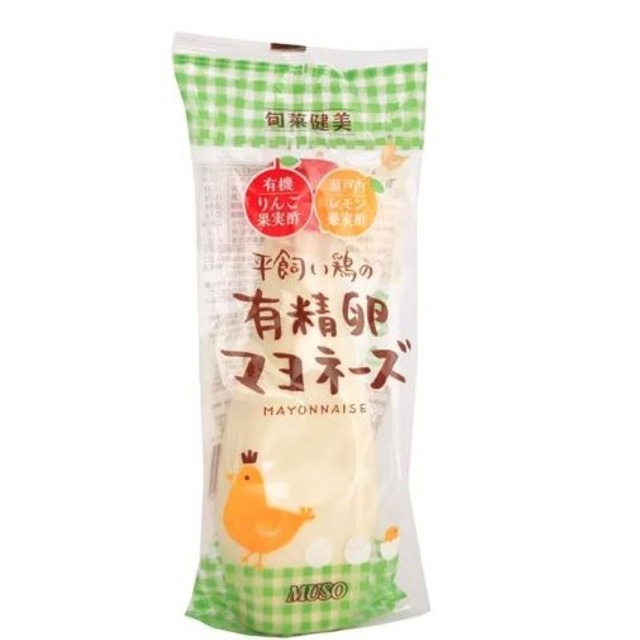 MUSO 平飼い鶏の有精卵マヨネーズ　290g