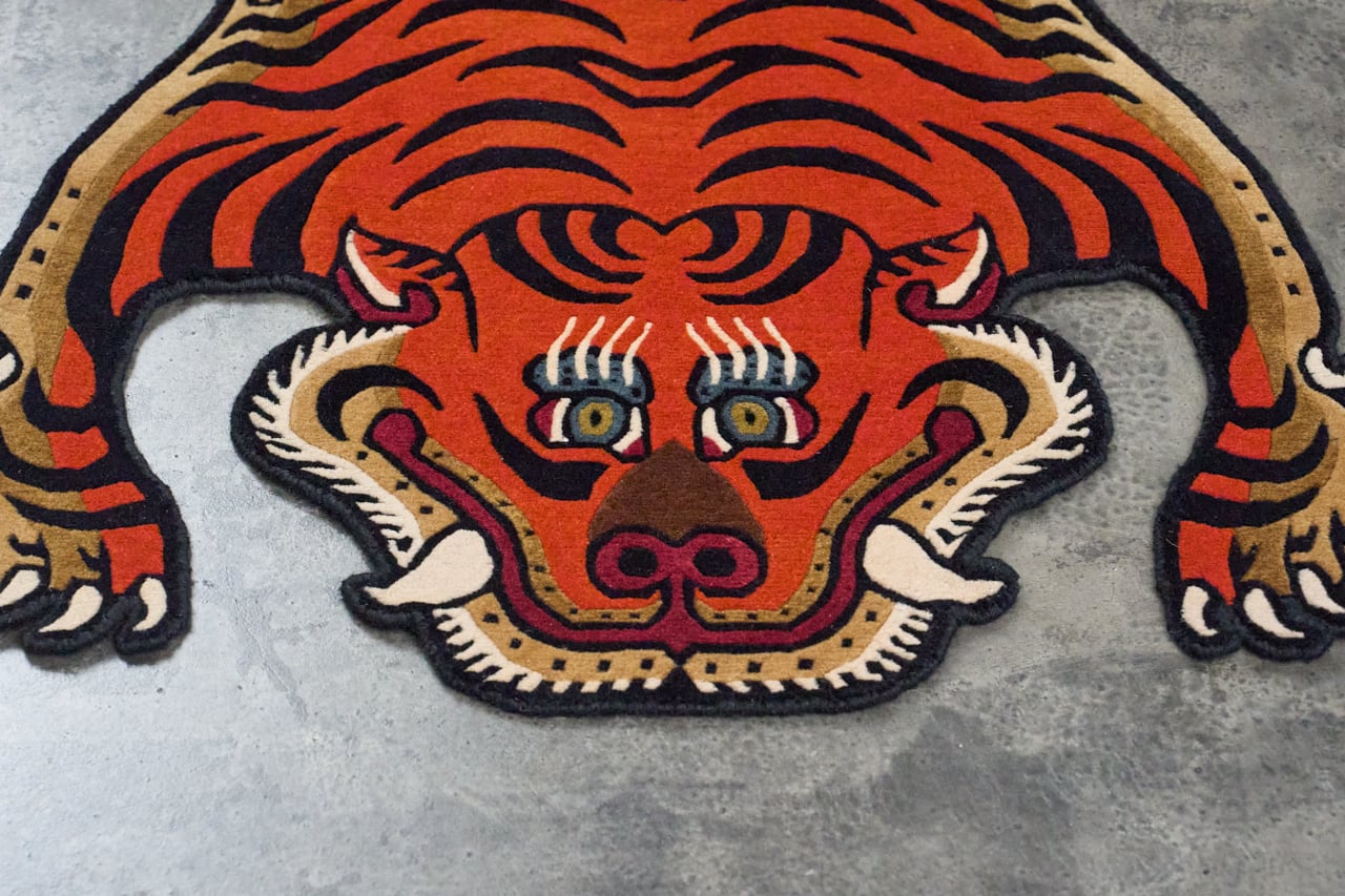 Tibetan Tiger Rug 《Mサイズ•プレミアムウール349》チベタンタイガー