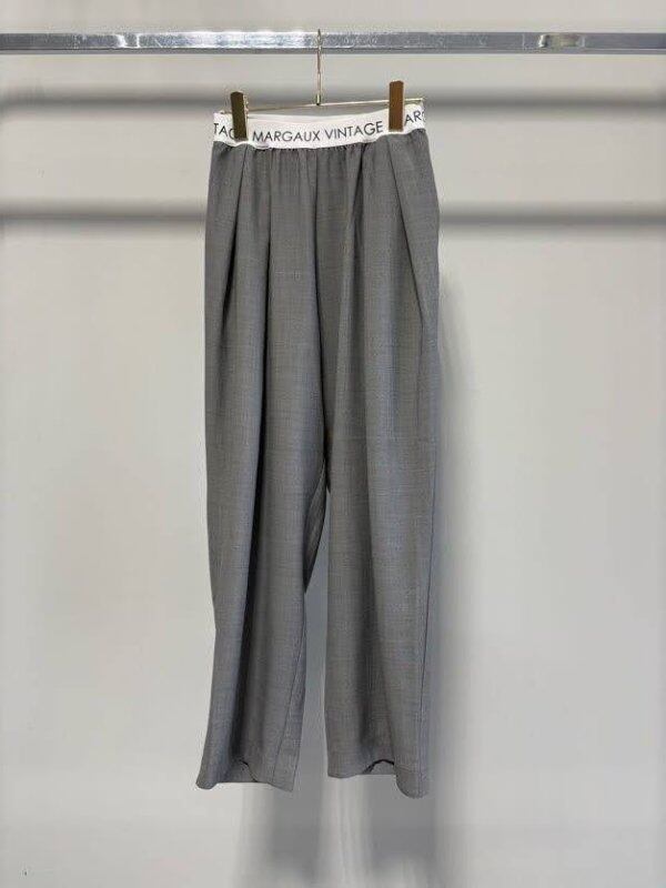 【1月中旬頃入荷次第お届けのご予約】 MARGAUX VINTAGE/マルゴーヴィンテージ ウエストロゴタックパンツ MG PT - 27003 - S