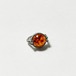 Vintage Silver Amber Ring Made In Poland (Silver Purity Unknown)