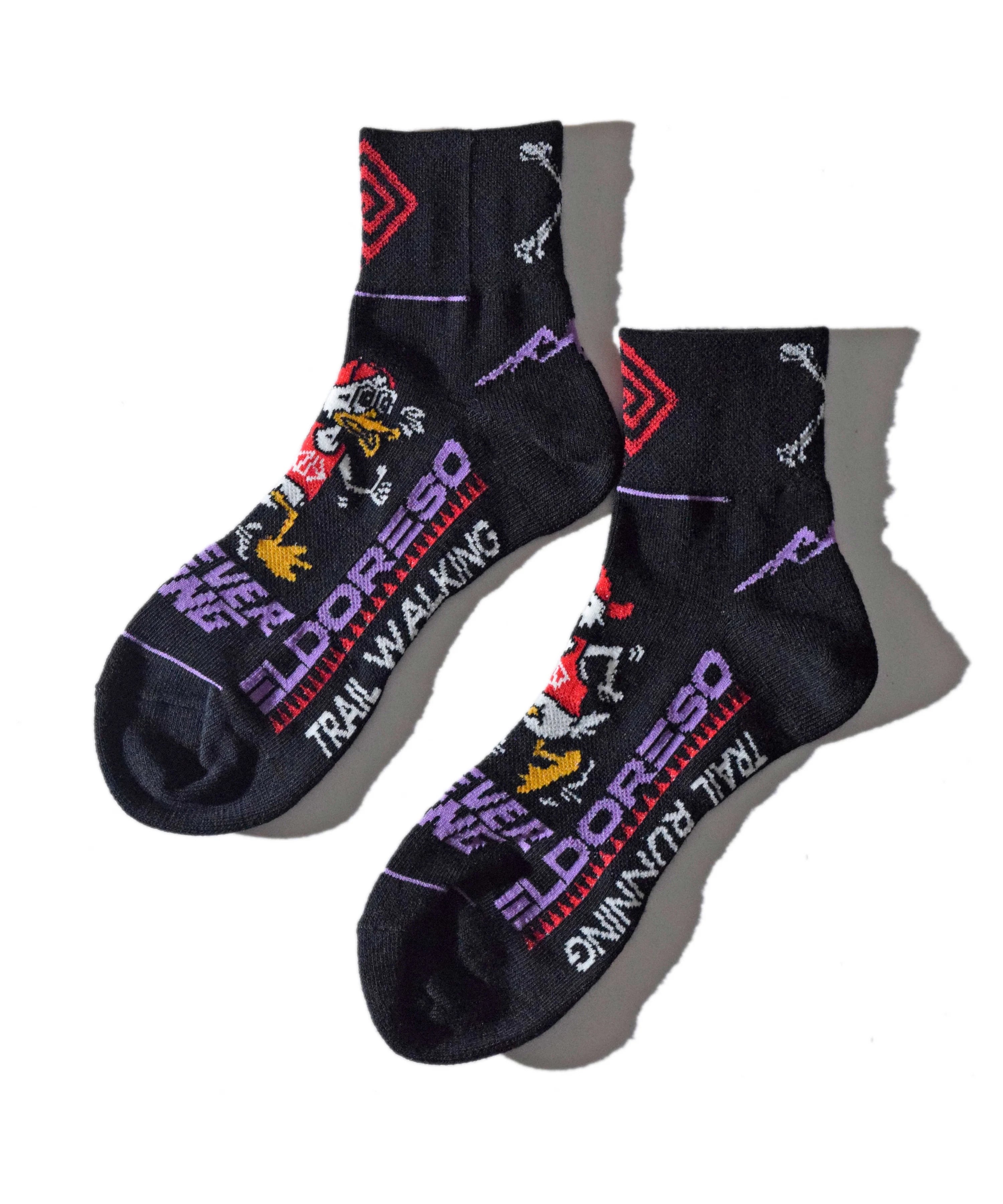 ELDORESO(エルドレッソ)Forever Young Socks -Black メンズレディースランニングソックス
