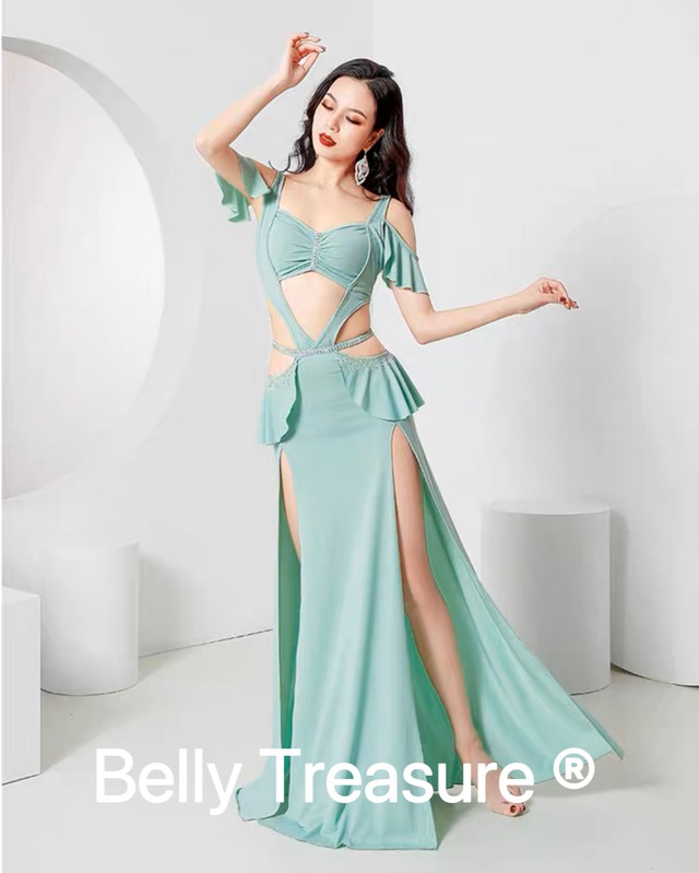 翌日発送ベリーダンス　Lサイズ レッスンウェア　LサイズQCZW ZM432　 202304