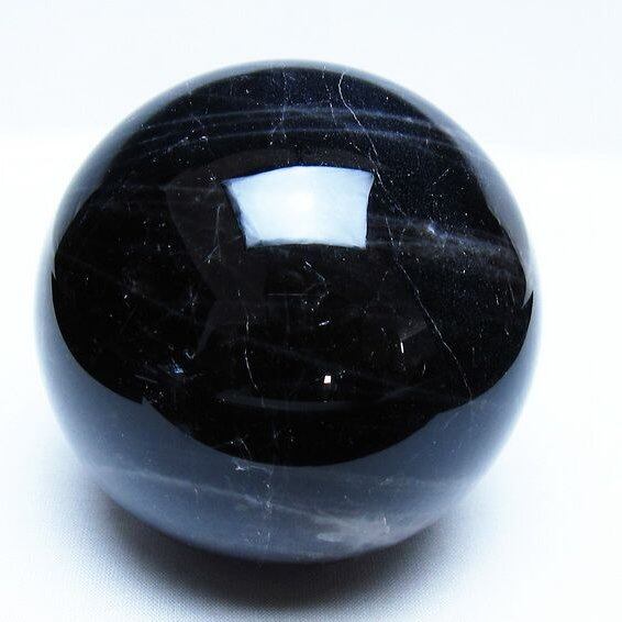 モリオン 黒水晶 丸玉 86mm スフィア 一点物 151-9315